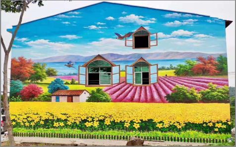 嵩县乡村墙体彩绘