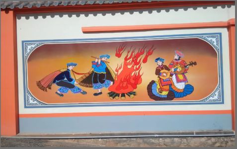 嵩县地方特色文化墙